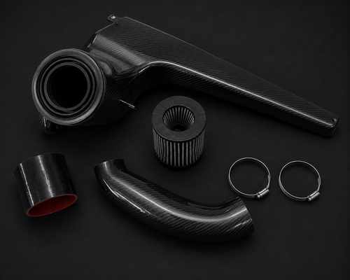 VCTR Performance Audi A3/S3 8V / VW Golf MK7 Carbon Fibre Intake System — Gloss