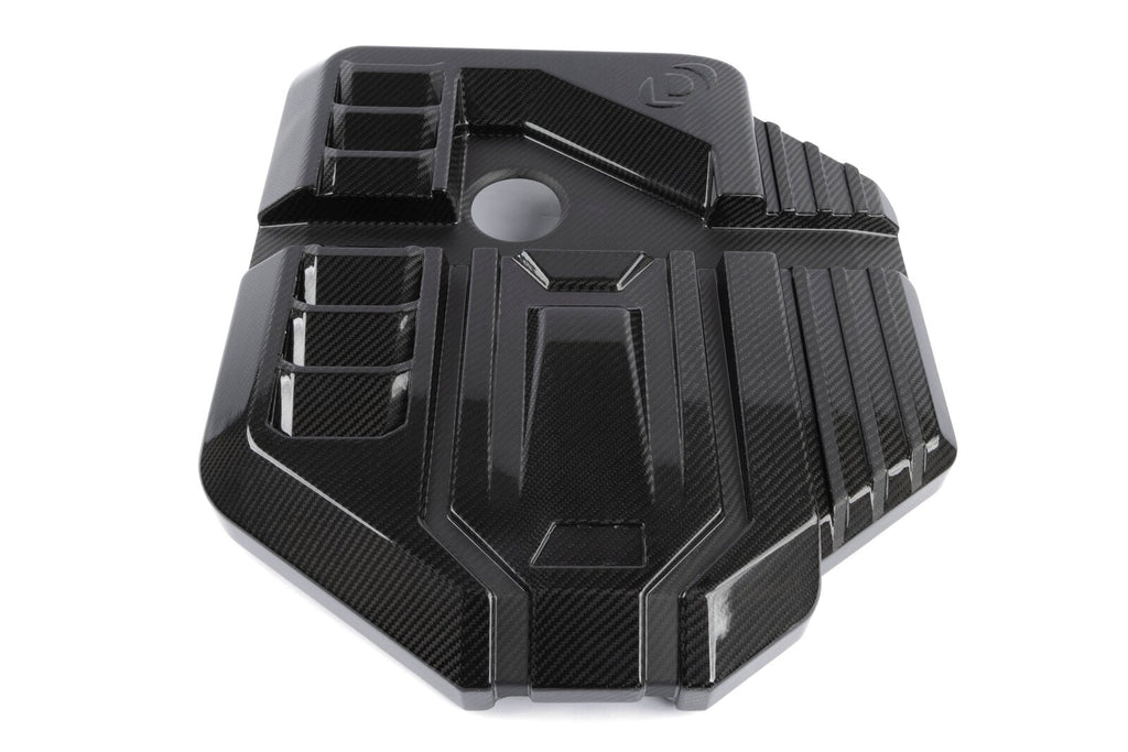 Dinan Gloss Carbon Fiber Engine Cover — BMW M2 G87 / M3 G80 / M4 G82/G83 (S58) D590-0005
