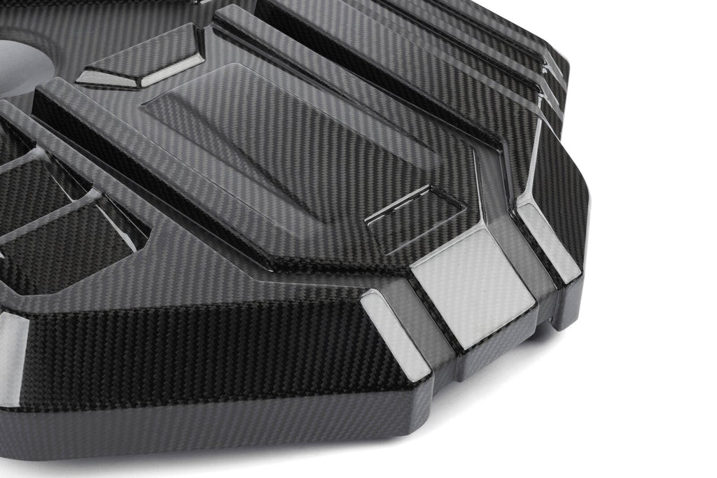 Dinan Gloss Carbon Fiber Engine Cover — BMW M2 G87 / M3 G80 / M4 G82/G83 (S58) D590-0005