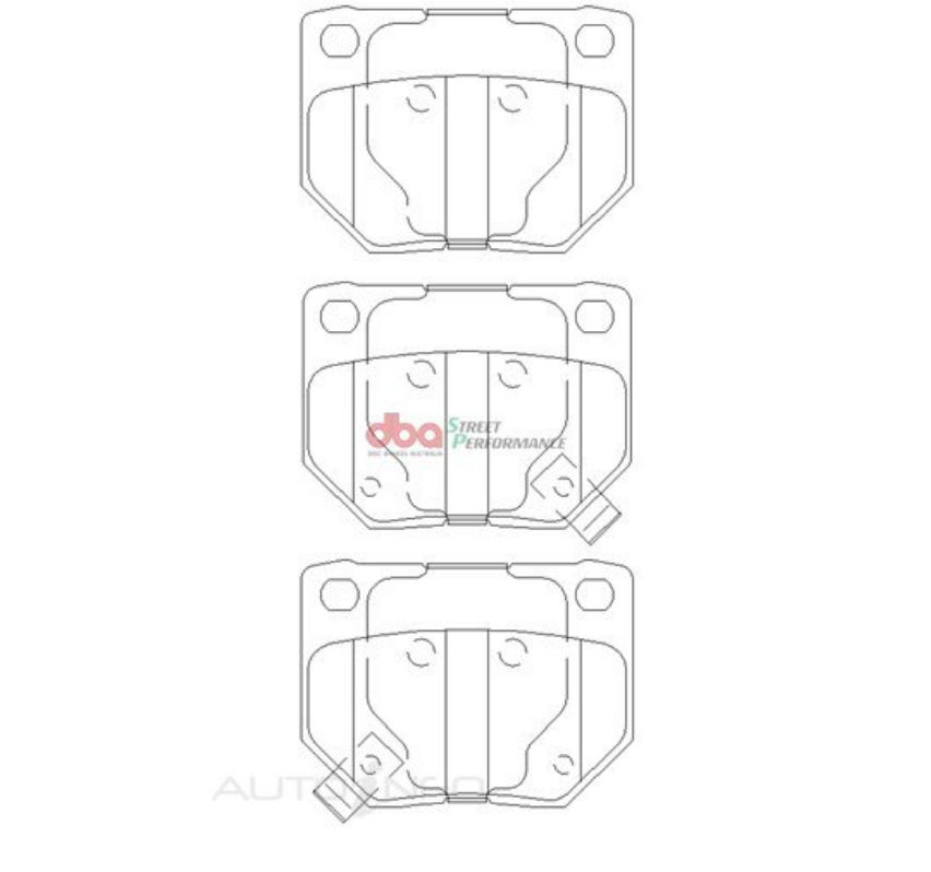 DBA XP Xtreme Performance Rear Brake Pads image 2