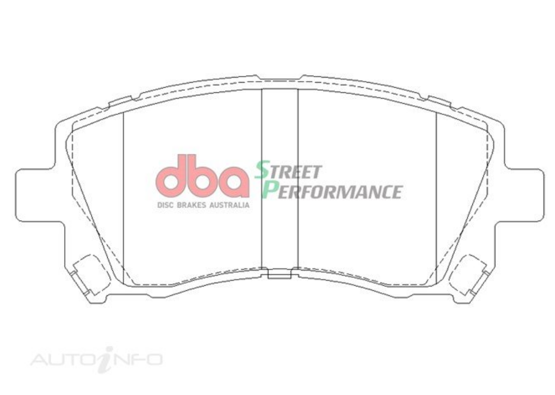 DBA SP Street Performance Front Brake Pads image 2