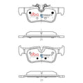 DBA SS Street Series OE Replacement Brake Pads - BMW 1 Series 2 Series Mini Cooper Rear DB15170SS image 2