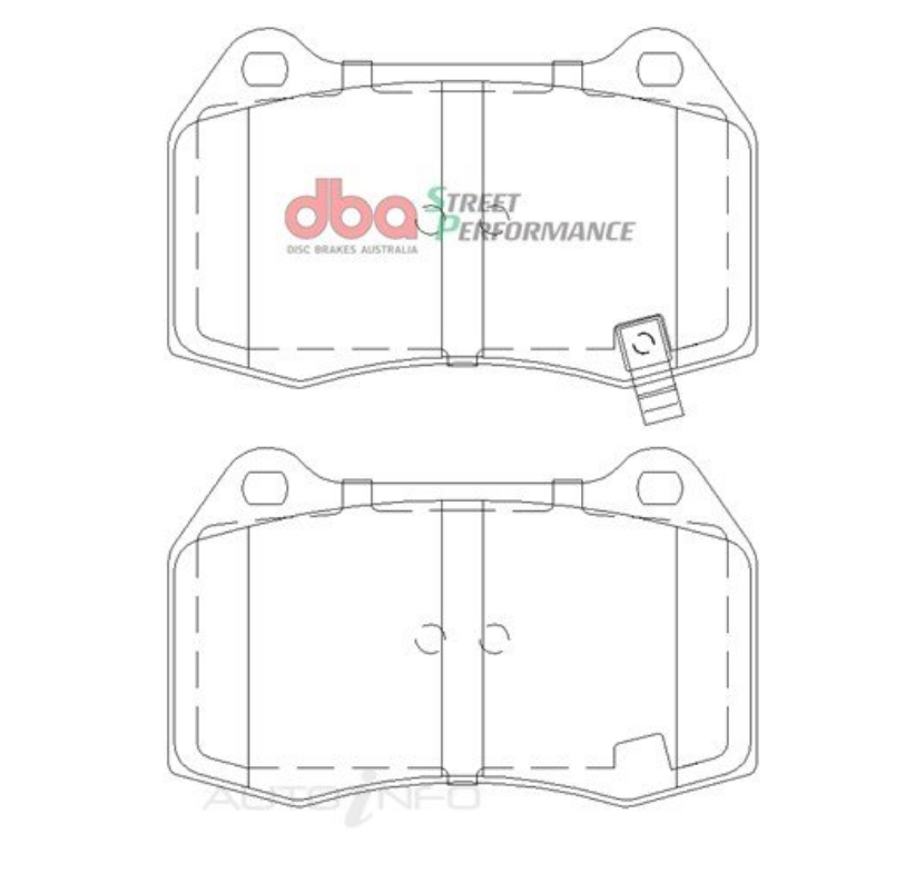 DBA RP Race Performance Front Brake Pads image 2