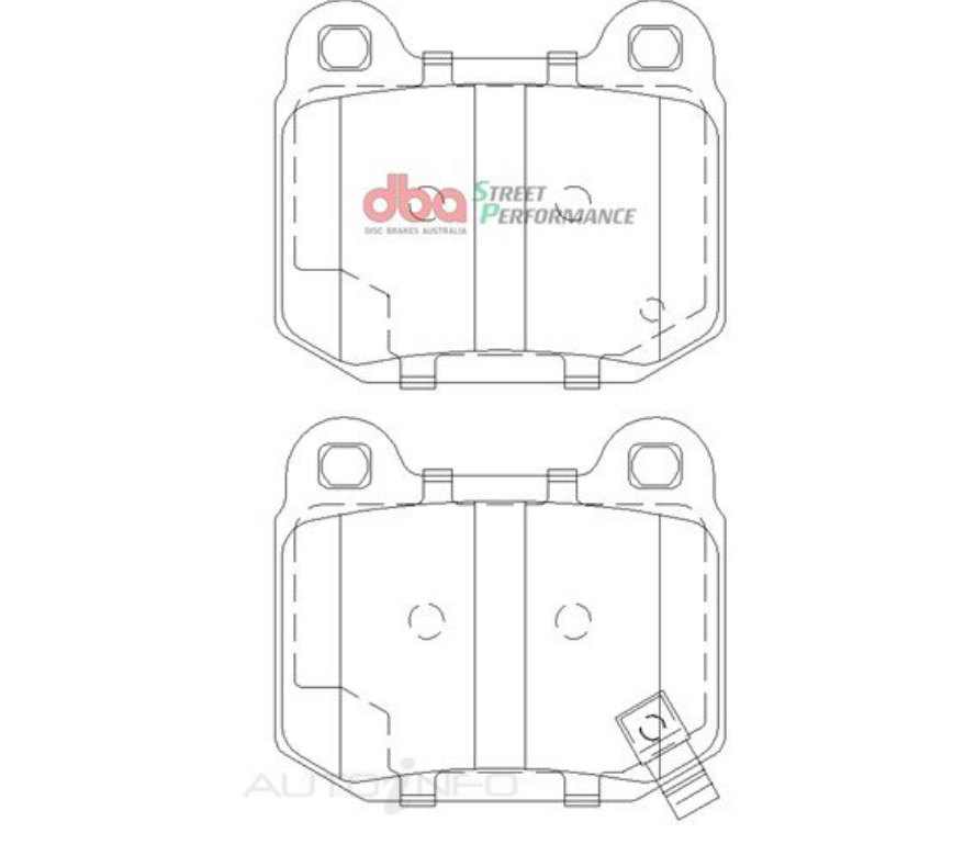DBA SP Street Performance Rear Brake Pads image 2