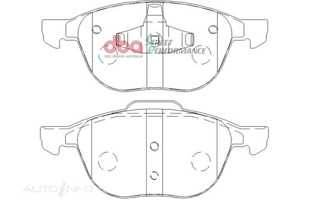 DBA SS Street Series OE Replacement Front Brake Pads image 2