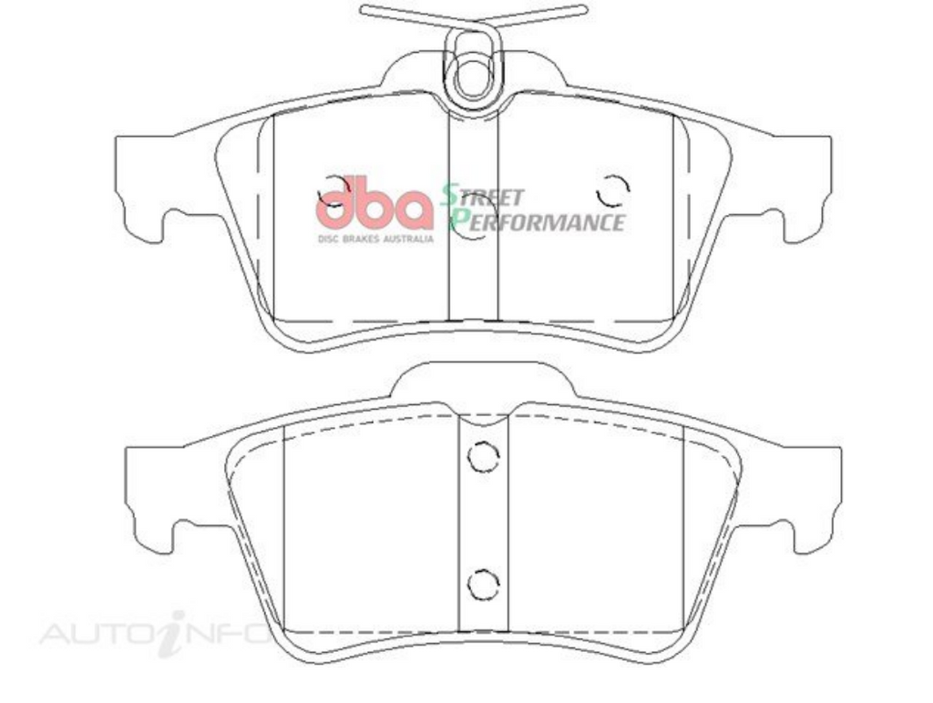 DBA RP Race Performance Rear Brake Pads DB1763RP image 2