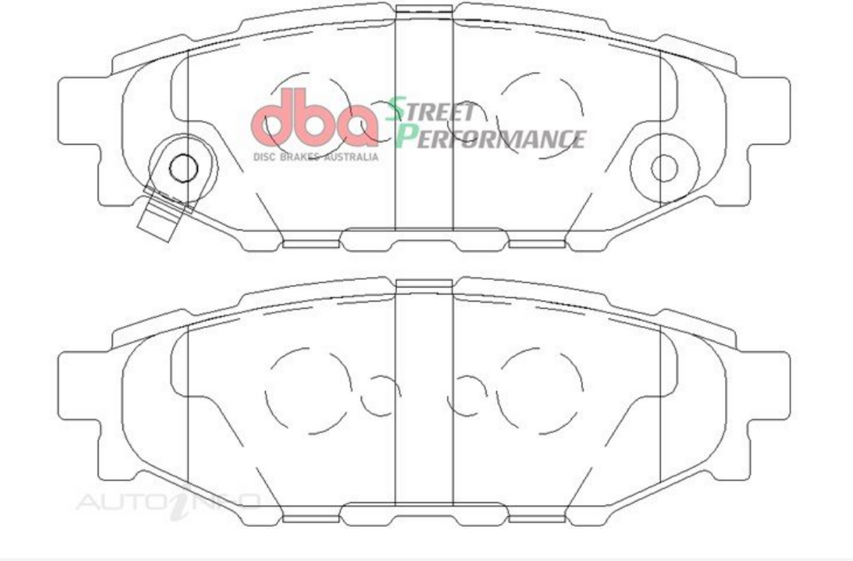 DBA SP Street Performance Rear Brake Pads image 2