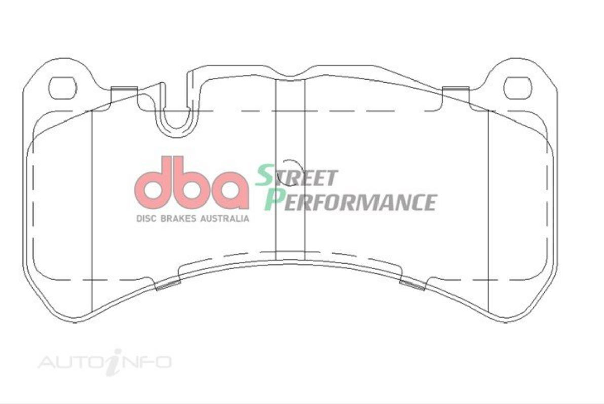 DBA SS Street Series OE Replacement Front Brake Pads image 2