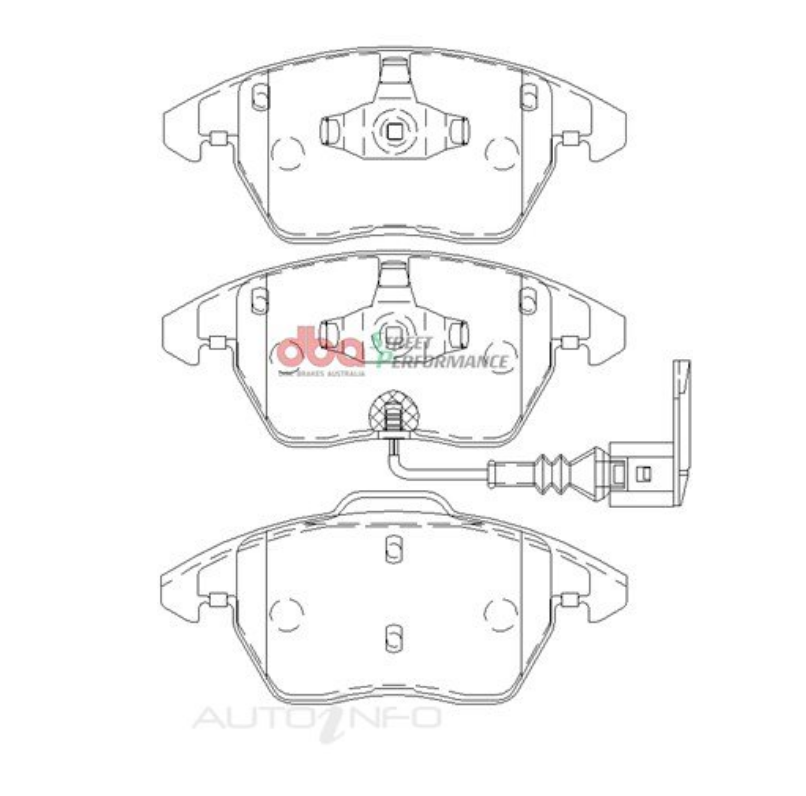 DBA SP Street Performance Front Brake Pads