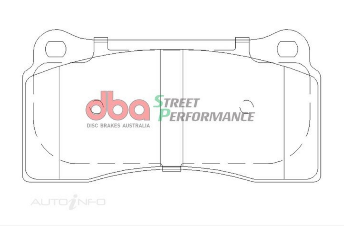 DBA SP Street Performance Front/Rear Brake Pads image 2