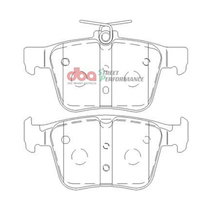 DBA SS Street Series OE Replacement Brake Pads image 2