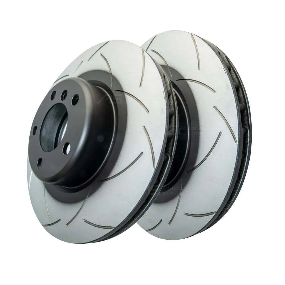 DBA T2 Series Slotted Front Rotors PAIR - BMW F20/F22/F23/F30/F31/F32/F33 DBA2676S