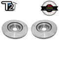 DBA T2 Street Slotted Rotors PAIR - VW Golf Mk5/Mk6/Passat B6/B7/Scirocco/Audi A3 8P/S3 8P (Front, 345 x 30mm)