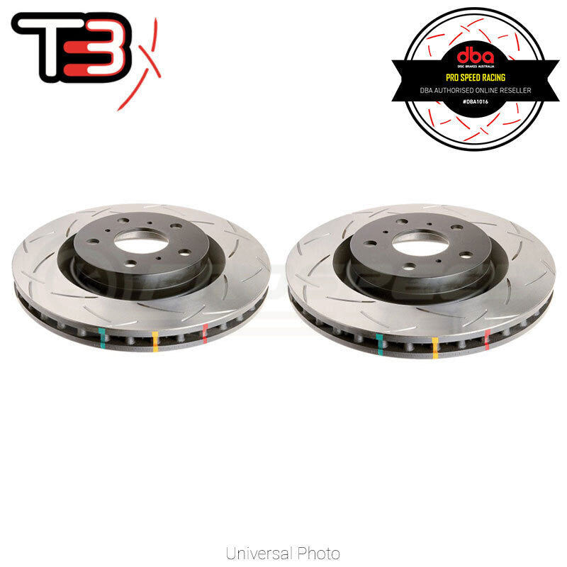 DBA T3 4000 Series Slotted Rear Rotors PAIR -  Ford Focus RS LZ 16-17 (Brembo) DBA42969S | Pro Speed