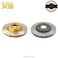 DBA 4000XS Drilled/Slotted Gold Rotors PAIR image 1