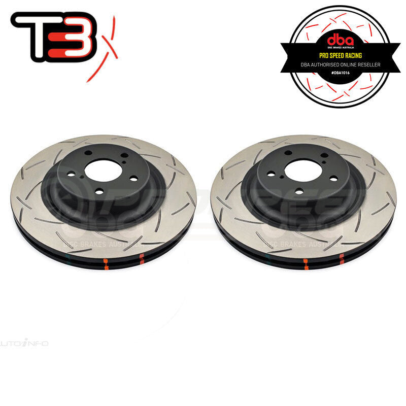 DBA T3 4000 Slotted Rotors PAIR image 1
