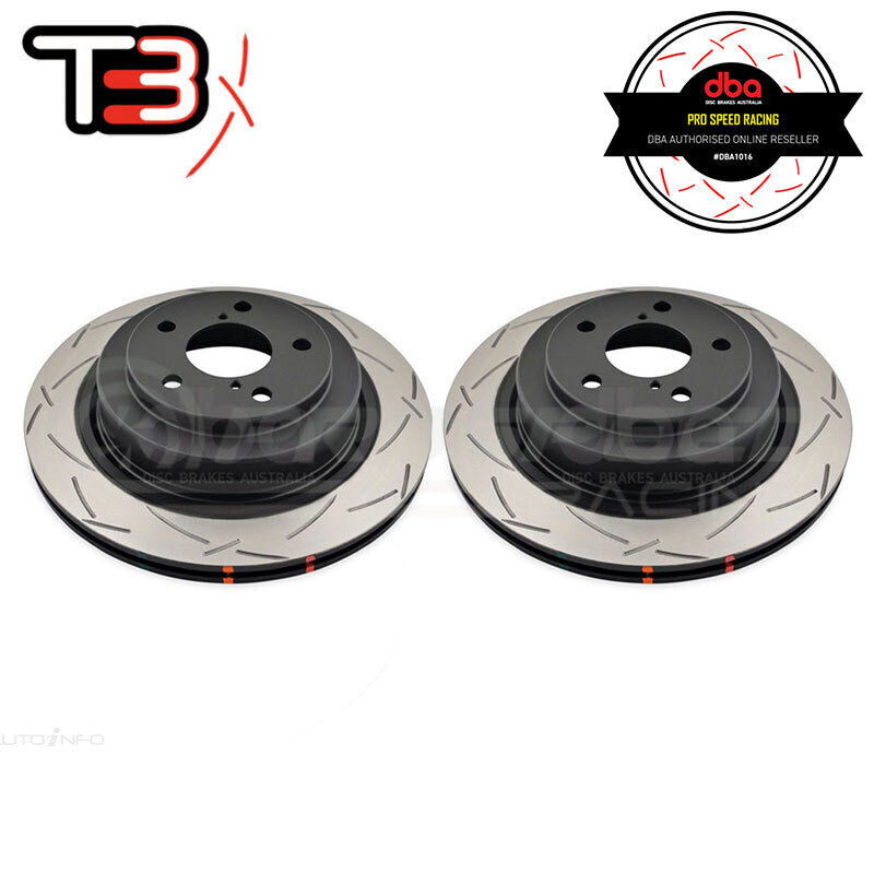 DBA T3 4000 Slotted Rotors PAIR image 1