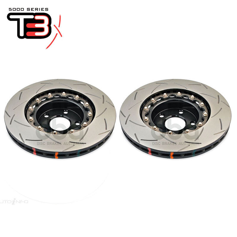 DBA T3 5000 2-Piece Slotted Rotors PAIR image 2