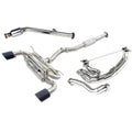 Invidia R400 70mm Engine Back Exhaust w/Invidia Equal Headers image 1
