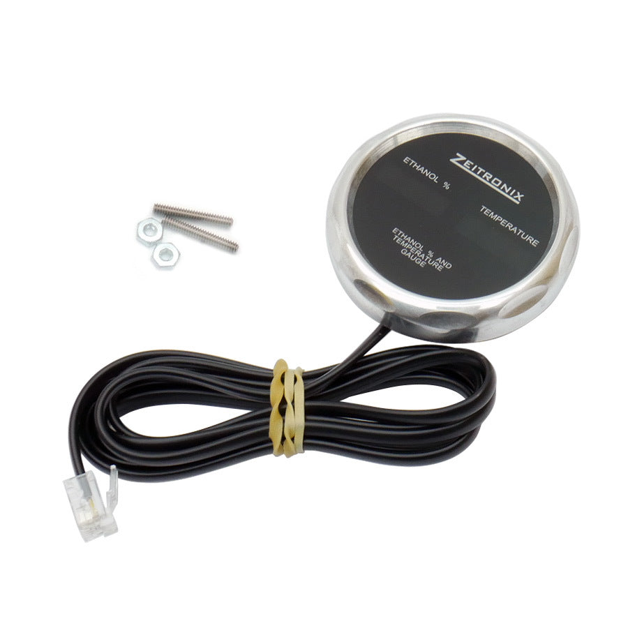 Zeitronix ECA 2 CAN Bus Ethanol Content Analyzer Kit w/Sensor and Dual E%/Temp Gauge image 2