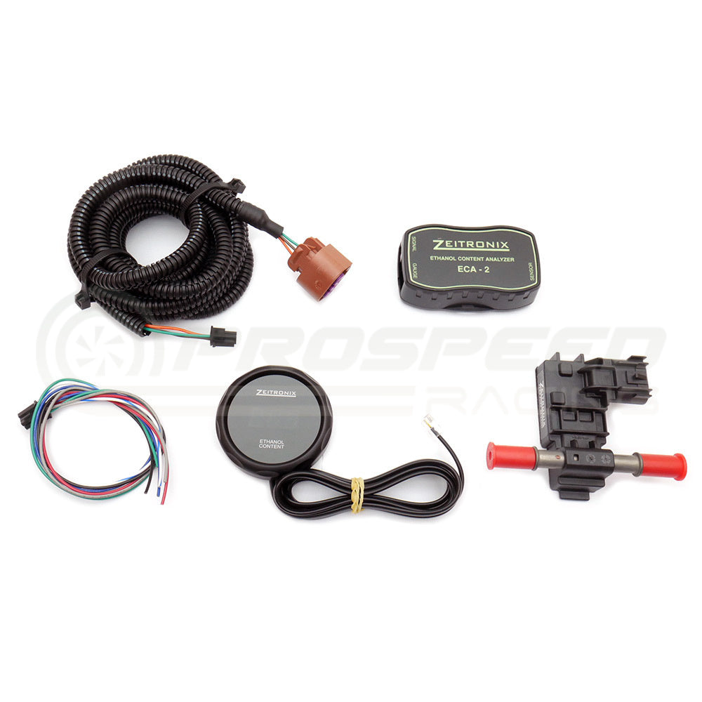 Zeitronix Plug and Play ECA 2 Ethanol Content Analyzer Kit w/Gauge