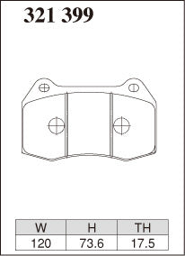 Dixcel ES Type Brake Pads image 2