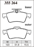 Dixcel ES Type Brake Pads ES-355264 image 2