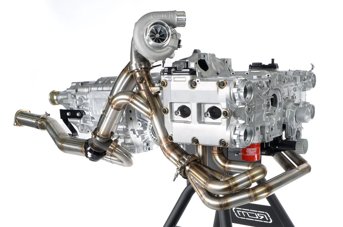 Roger Clark Motorsport Rotated V-Band Turbo Up Pipe & Down Pipe Kit - Precision Turbo Fitment