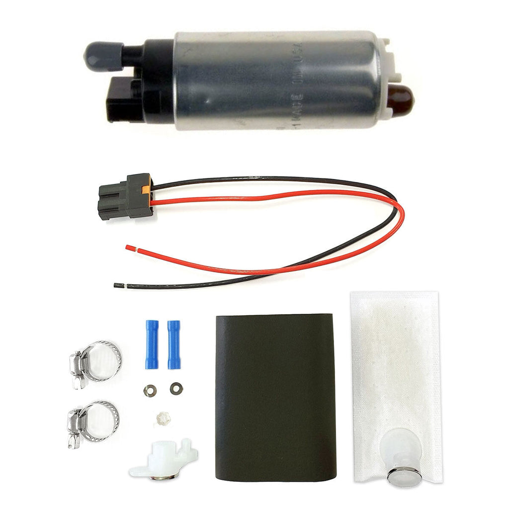 Walbro GSS341 255 LPH High-Performance Fuel Pump Kit Offset Inlet image 2