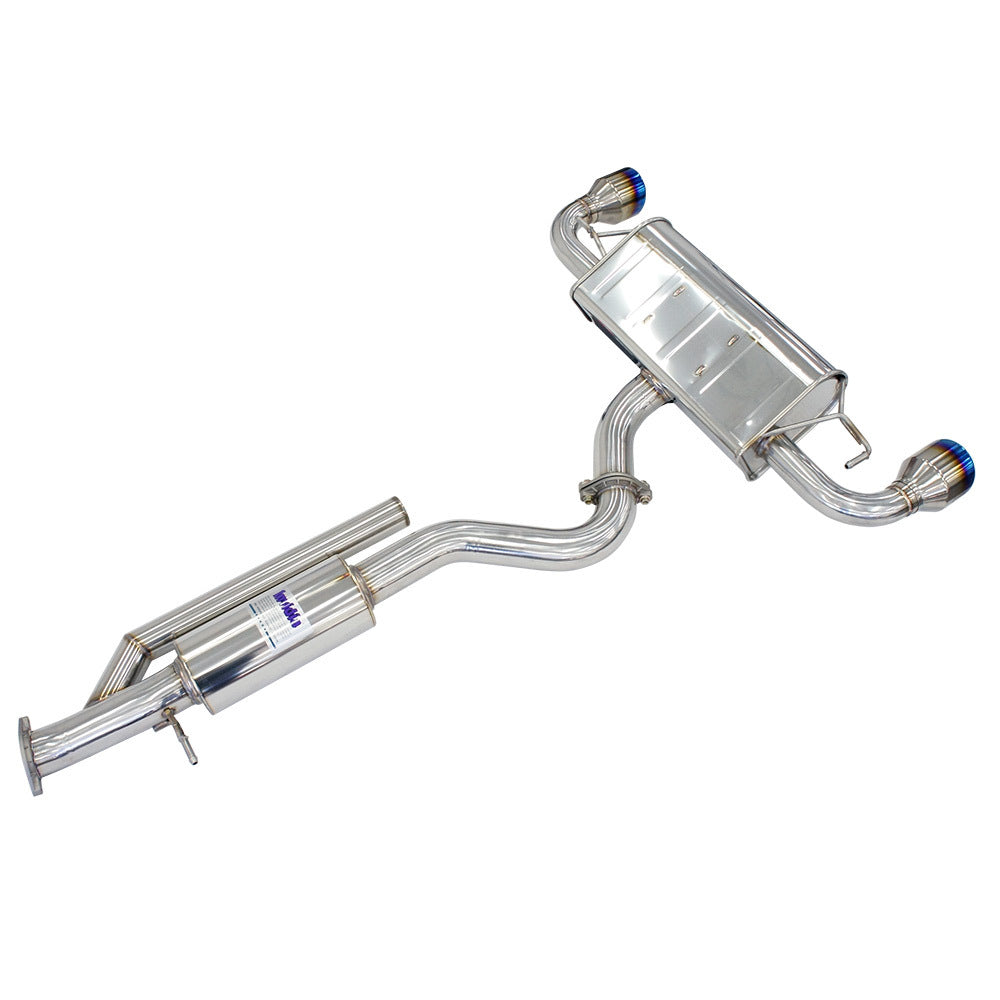 Invidia Q300 Cat Back Exhaust - Rolled Stainless Tips image 3