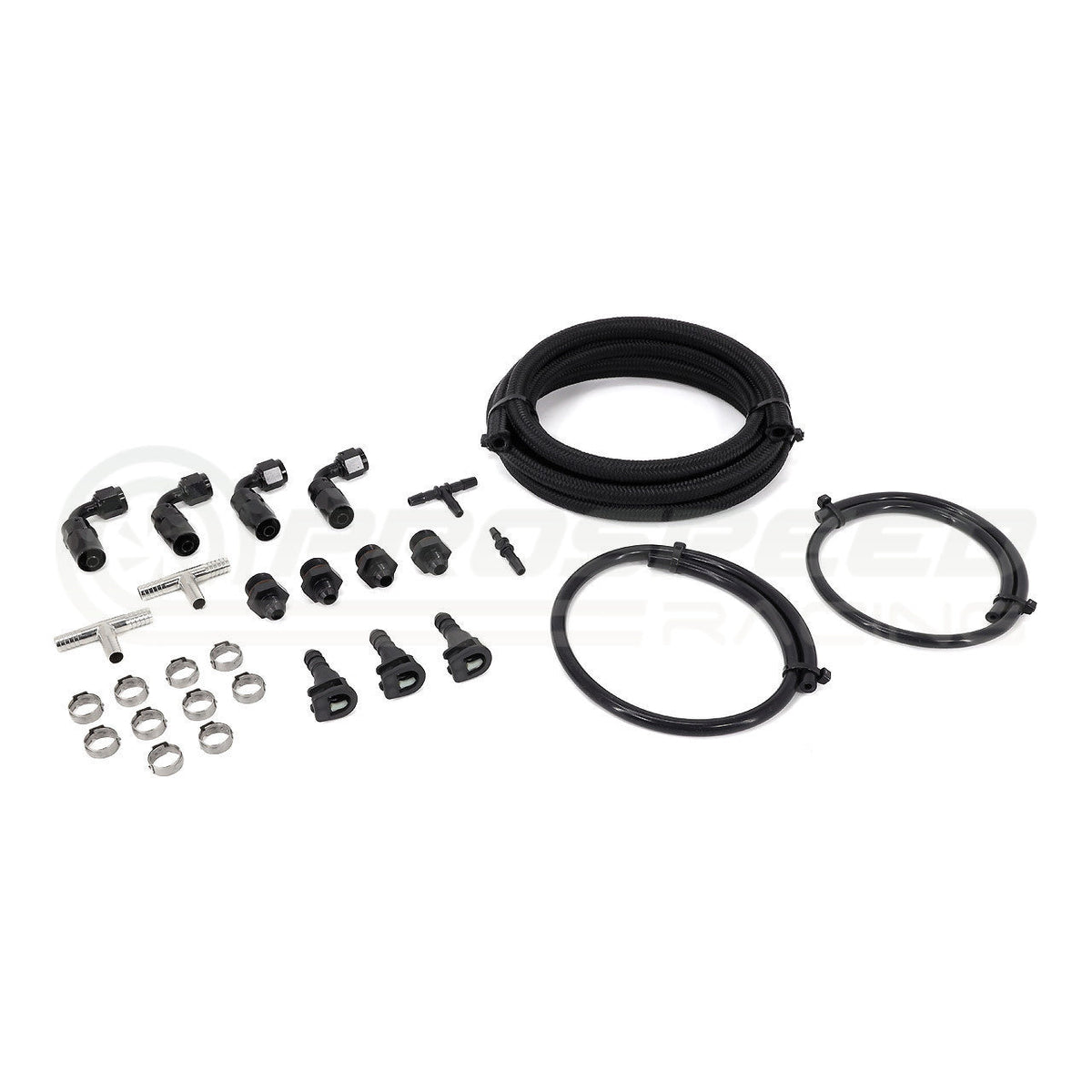 IAG Performance Braided Fuel Line & Fitting Kit For IAG Fuel Rails
