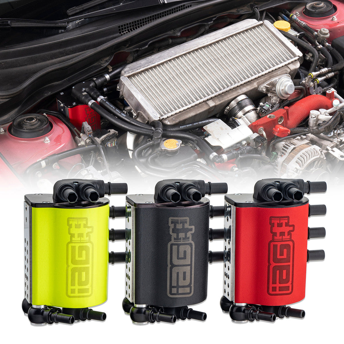 IAG + PSR RHD Performance Street Series Air/Oil Separator image 1