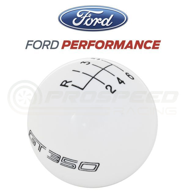 Ford Performance GT350 Shift Knob White - Ford Mustang GT/Ecoboost 15-21 M-7213-M8SW 