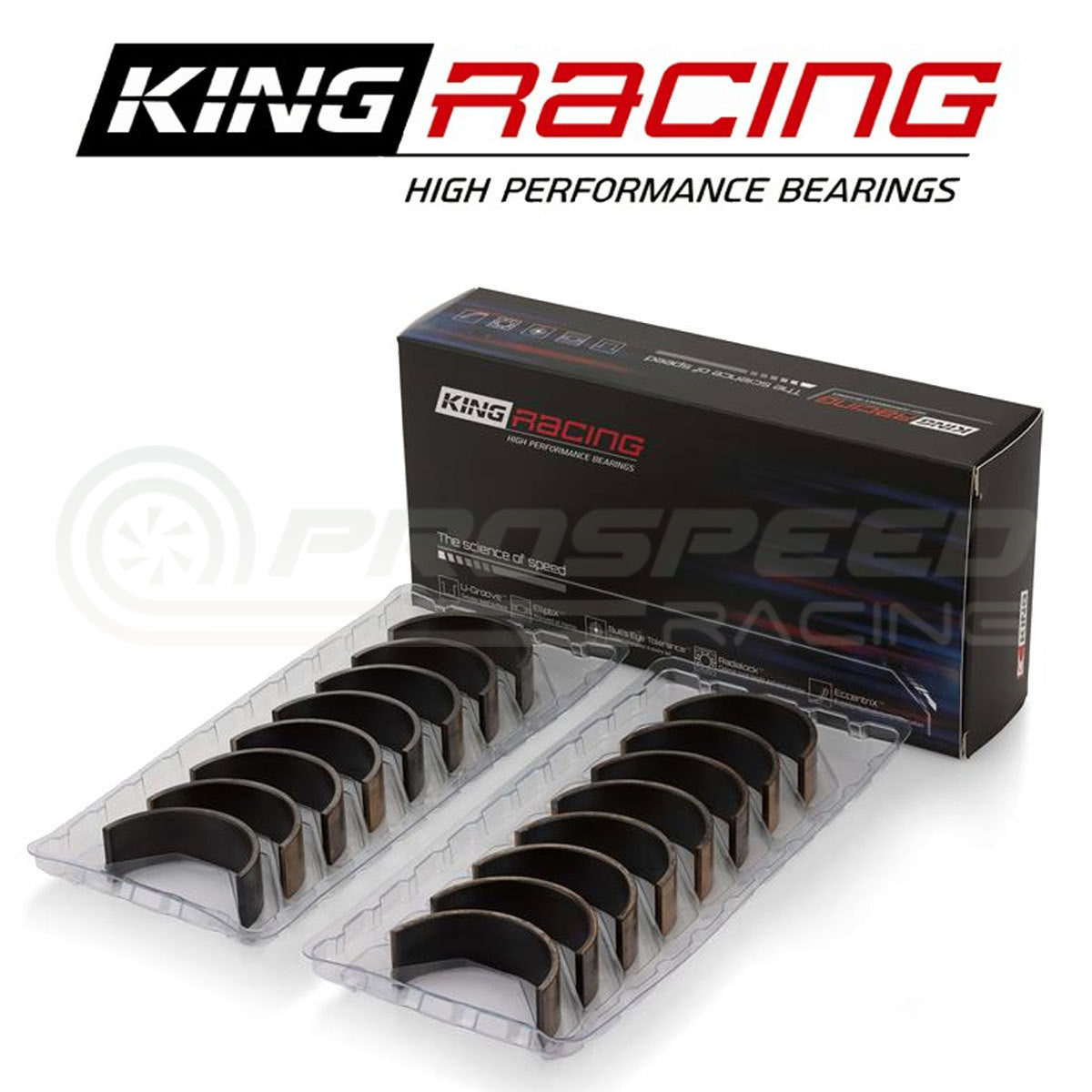 King Racing Main Bearings XP Tri-Metal image 2