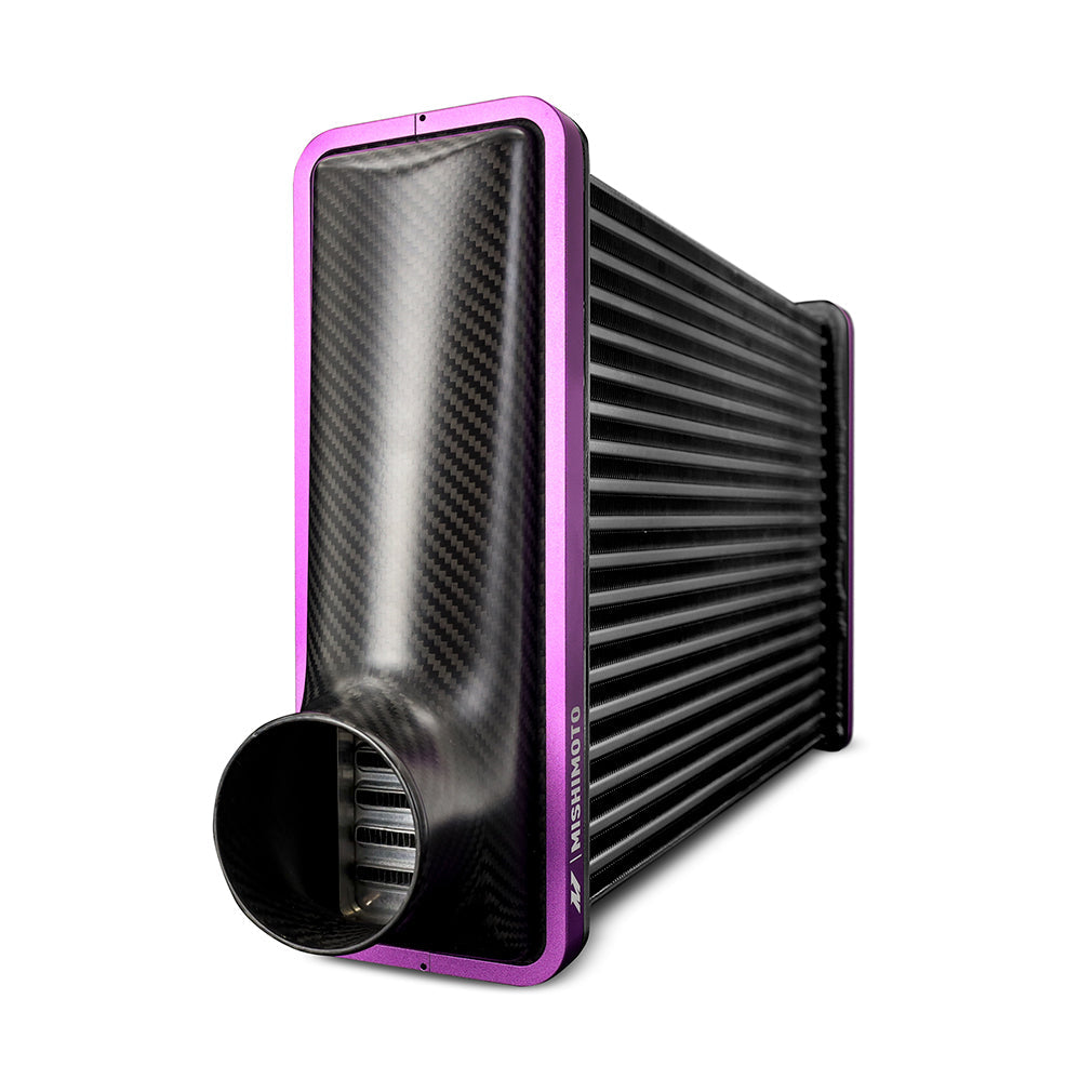 Mishimoto Universal Carbon Fibre Intercooler - 525mm Offset Core