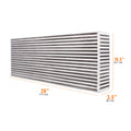 Mishimoto Universal Air-to-Air Race Intercooler Core - 28.00" x 10.50" x 3.50"