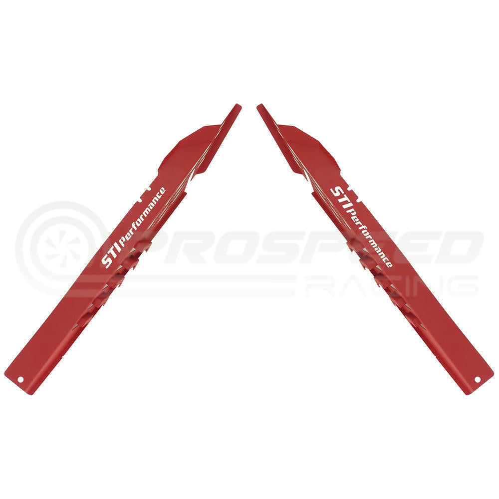 PSR "STI Performance" Vented Fender Shrouds Red
