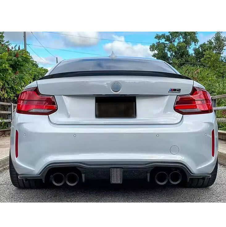 PSR Carbon Fibre Rear Boot Spoiler - BMW M2 F87 PSRBMWF87RS-P