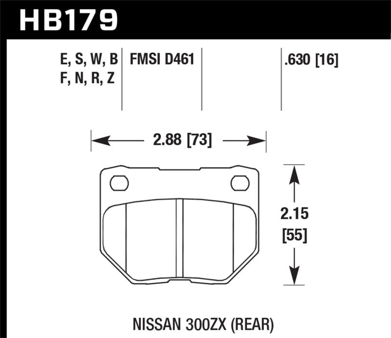 Project Mu RC09 Club Racer Rear Brake Pads image 2