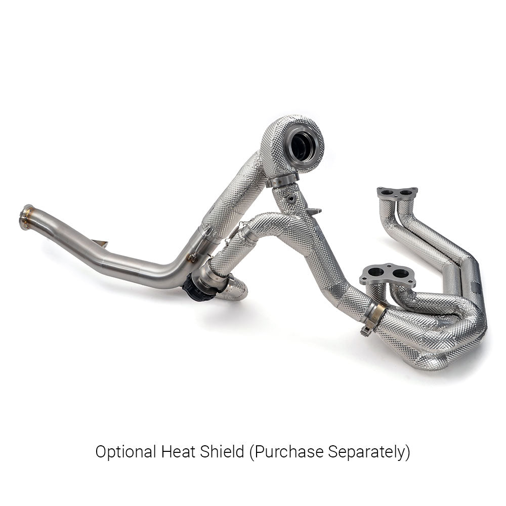 Roger Clark Motorsport Rotated V-Band Turbo Up Pipe & Down Pipe Kit - Precision Turbo Fitment