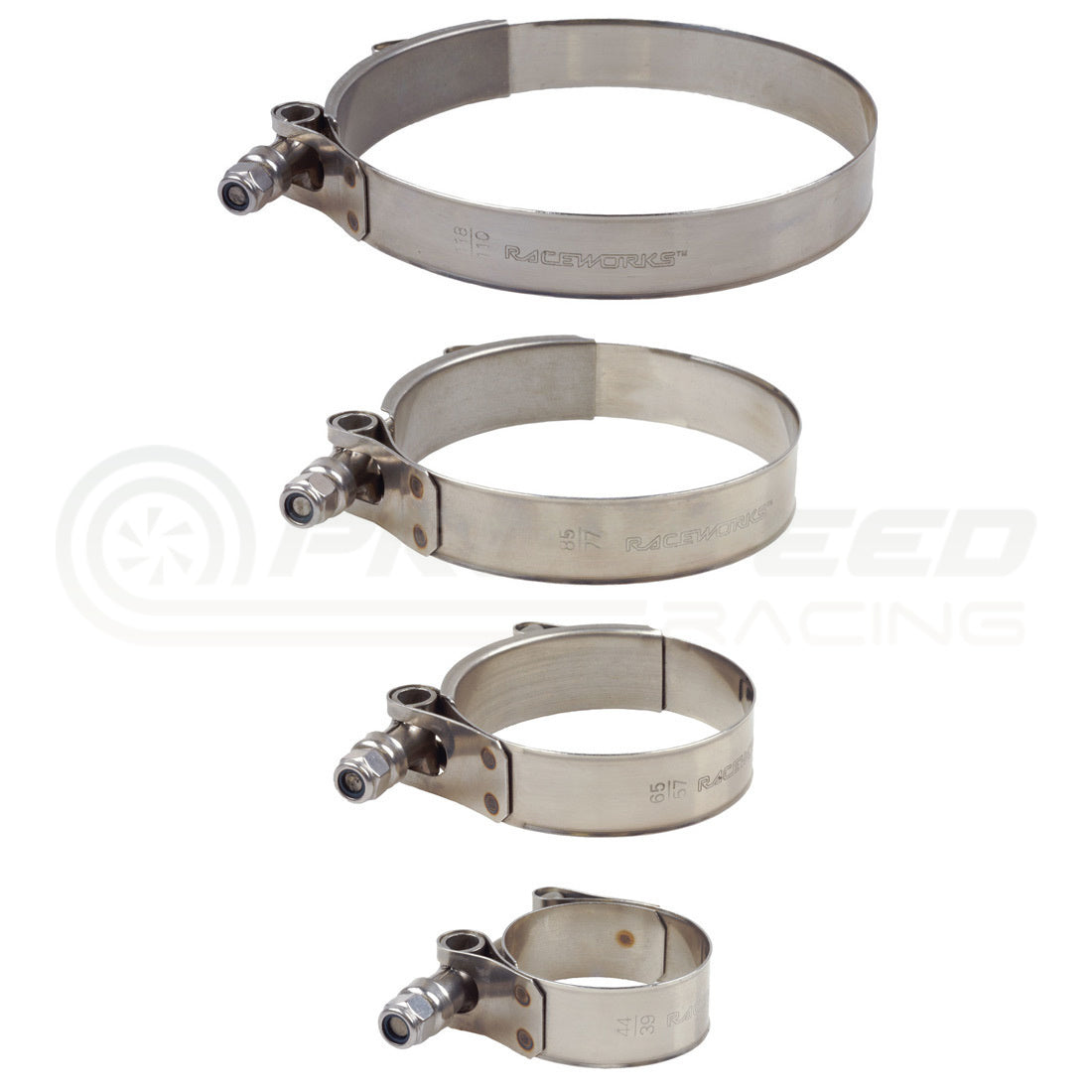 Raceworks Stainless Steel T-Bolt Clamp RWC | Pro Speed Racing