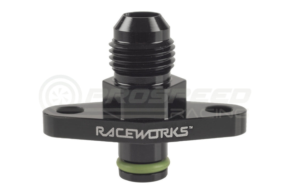 Raceworks OEM Fuel Rail FPR Adaptor AN-6 - Subaru WRX 94-00/WRX 08-14/Nissan Skyline & Silvia/Mazda RX-7 image 1
