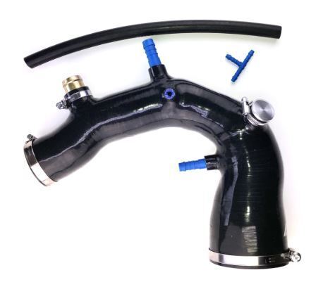 AVO 1 Piece Silicone Turbo Inlet/MAF Pipe Black image 2