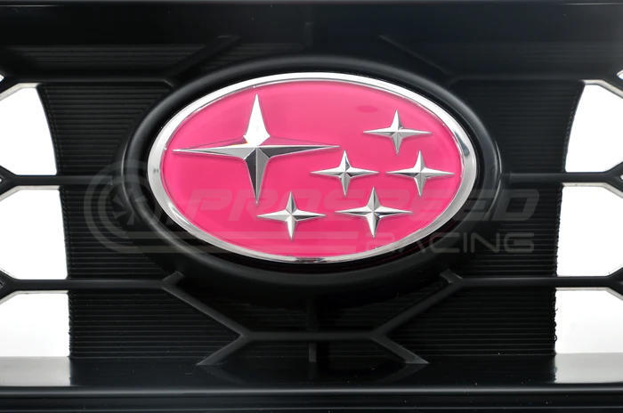 STI Genuine OEM Pink Star Grille Badge image 3
