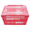 STI Genuine Folding Workshop Storage Crate Container Cherry Red - 50 Litres