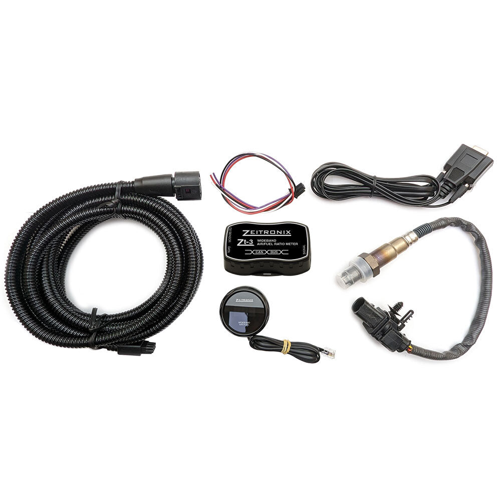 Zeitronix ZT-3 CAN Bus Wideband AFR Air Fuel Ratio Meter w/ZR3 AFR Gauge