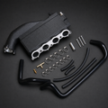 VCTR Performance BMW G30/G38 B48 Billet Intake Manifold Charge Cooler – front three-quarter view