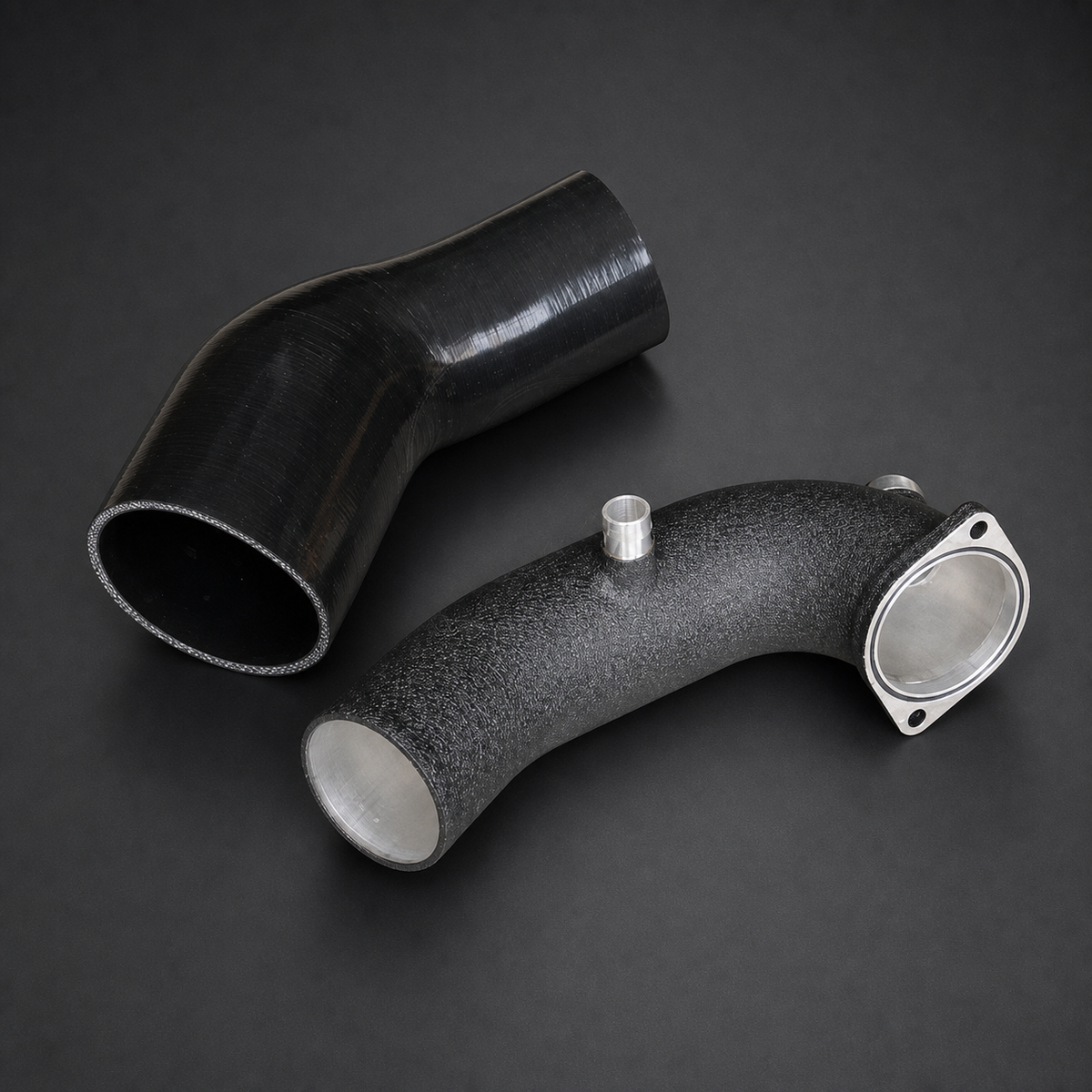 VCTR Performance Audi S4/S5 B9 3.0 TFSI Aluminium Turbo Inlet & Intake Hose – elevated top view