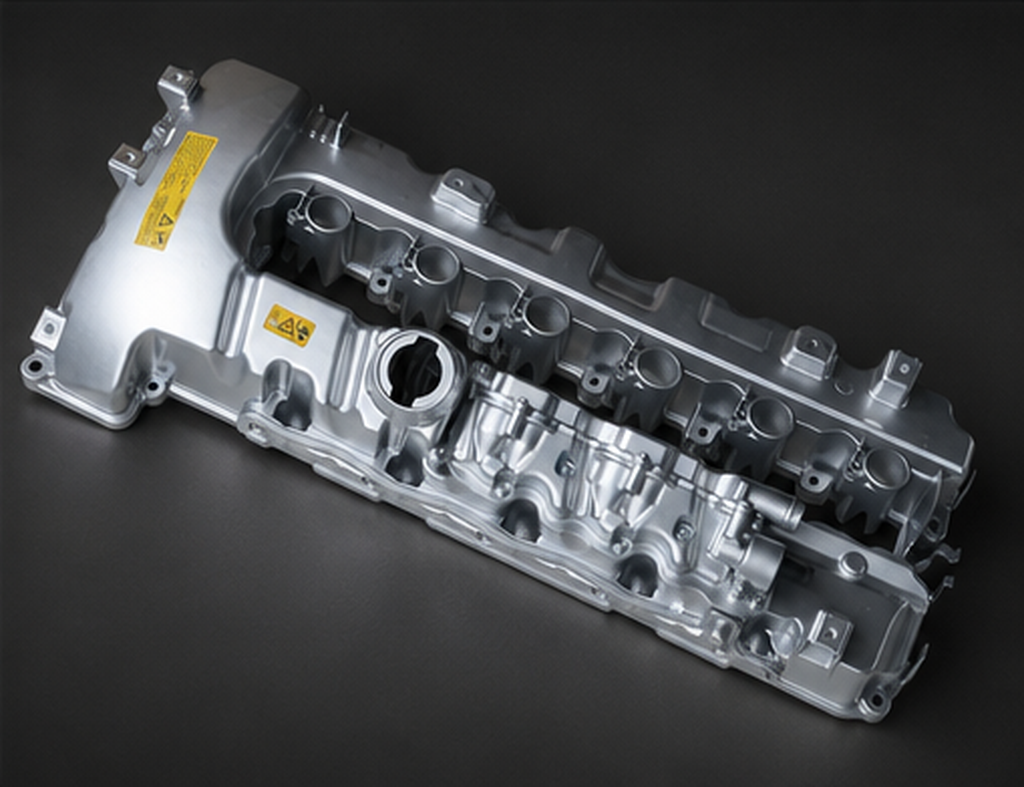 VCTR Performance BMW N54 Aluminium Valve Cover & Gasket – elevated top view