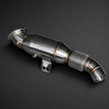 VCTR Performance BMW M240i/340i/440i F-Series B58 5-inch Downpipe – front three-quarter view